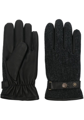Polo Ralph Lauren herringbone-pattern gloves - Black
