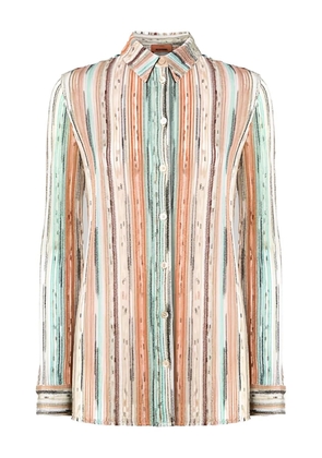 Missoni striped long-sleeve top - Neutrals