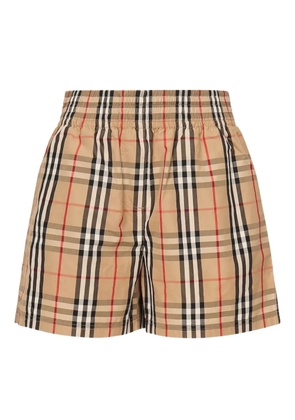 Burberry Vintage Check pattern shorts - Neutrals
