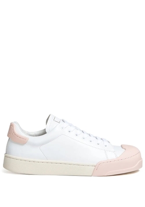 Marni lace-up panelled sneakers - White