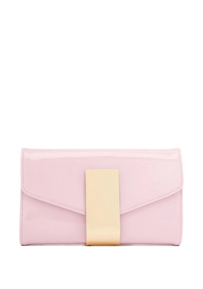 TWENTY FOURHAITCH flap-design shoulder bag - Pink