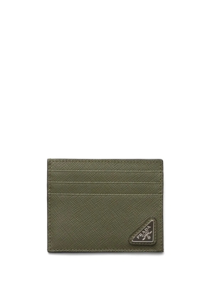 Prada Saffiano leather card holder - Green