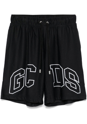 GCDS logo shorts - Black