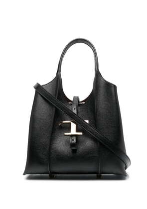 Tod's Timeless logo-plaque tote bag - Black
