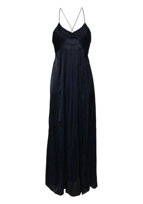 Zadig&Voltaire Rayonne satin maxi dress - Blue