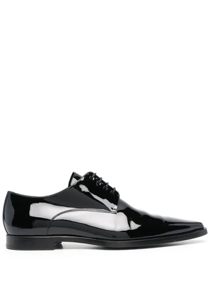 DSQUARED2 patent-leather Derby shoes - Black