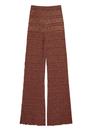 TWINSET knitted trousers - Brown