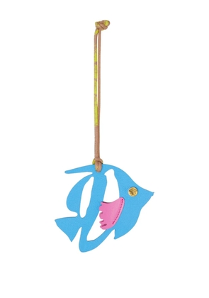 Versace fish-shaped charm - Blue