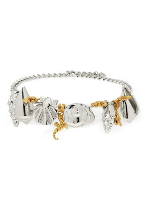 Versace seashell charm necklace - Silver