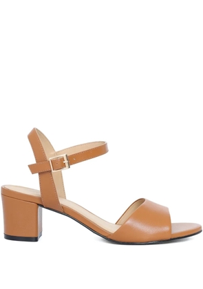 Sarah Chofakian 50mm Capuccino sandals - Brown