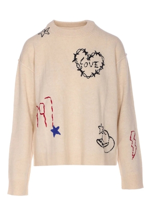 Zadig&Voltaire embroidered sweater - Neutrals