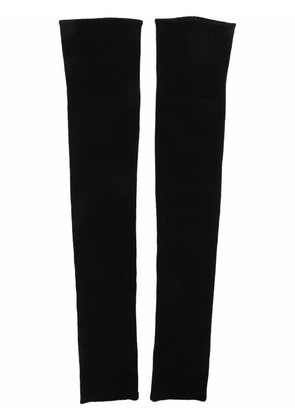 Rick Owens cashmere-blend arm warmers - Black