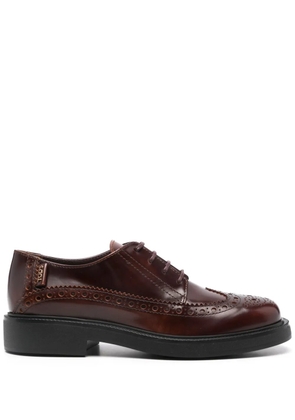 Tod's leather oxfords - Brown