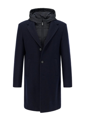 Boggi Milano single-breasted padded coat - Blue