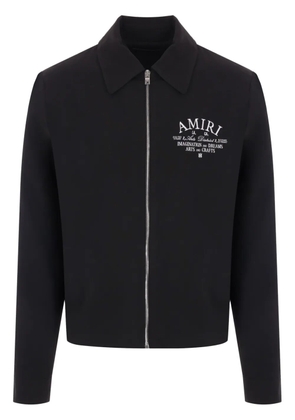 AMIRI Arts District logo-embroidered jacket - Black
