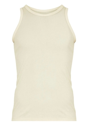 Maison Margiela fine-ribbed round-neck tank top - Neutrals