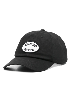 Kenzo Verdy Market-embroidered cap - Black