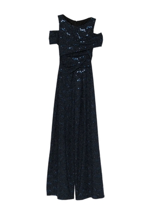 Talbot Runhof sequin-embellished jumpsuit - Blue