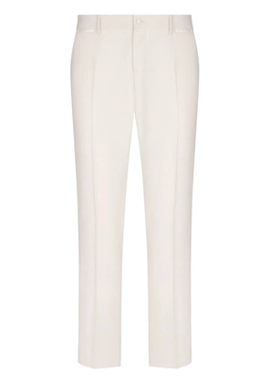 Dolce & Gabbana stretch-wool tuxedo trousers - Neutrals
