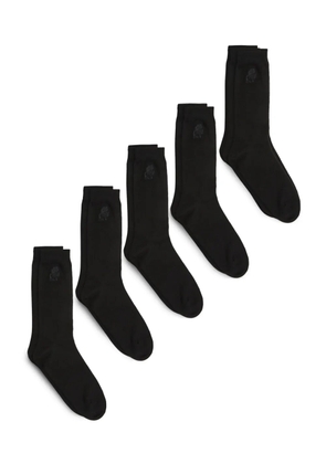 Karl Lagerfeld Kameo logo socks (pack of five) - Black
