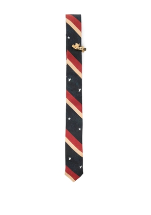 MASU striped tie - Blue