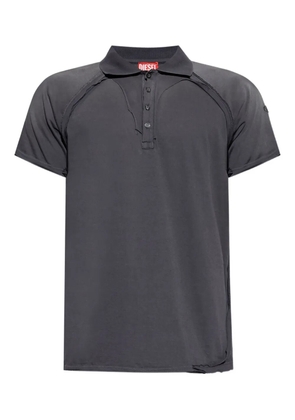 Diesel distressed embroidered T-shirt - Grey