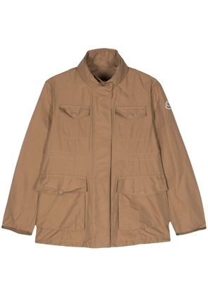 Moncler Ilo concealed-hood jacket - Brown