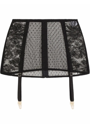 Dolce & Gabbana lace shaper suspenders - Black