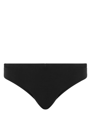Moschino logo-tape briefs - Black