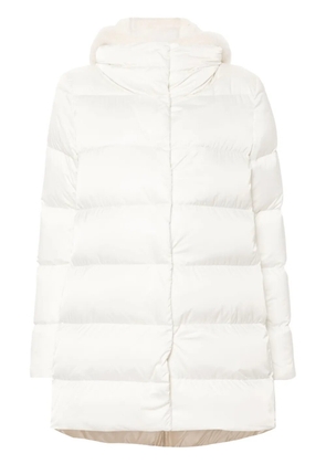 Herno layered puffer coat - White