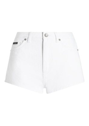 Dolce & Gabbana logo-plaque shorts - White