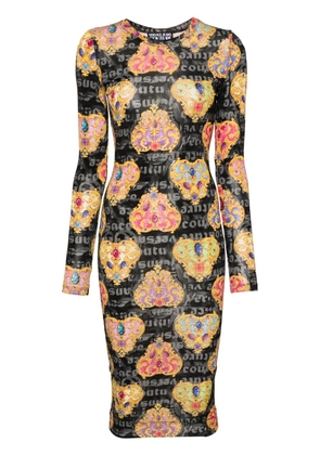 Versace Jeans Couture Couture bodycon midi dress - Black