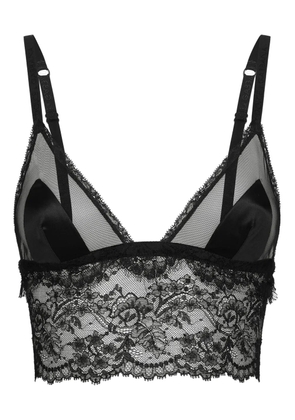 Dolce & Gabbana lace longline bralette - Black