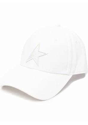 Golden Goose embroidered-star baseball cap - White