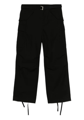 sacai belted cargo pants - Black