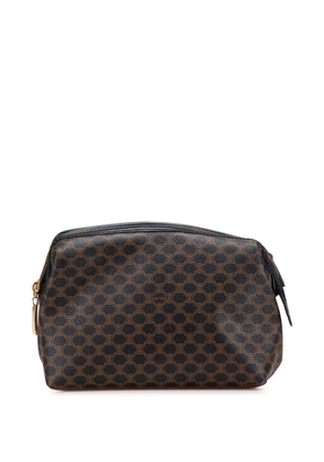 Celine Pre-Owned 1999 Macadam Coated Canvas Cosmetic pouch - Brown