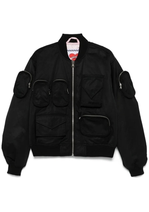 Fiorucci multiple-pockets bomber jacket - Black