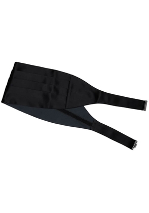 Brunello Cucinelli satin cummerbund - Black