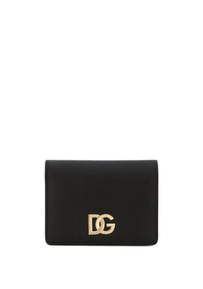 Dolce & Gabbana DG-logo leather wallet - Black