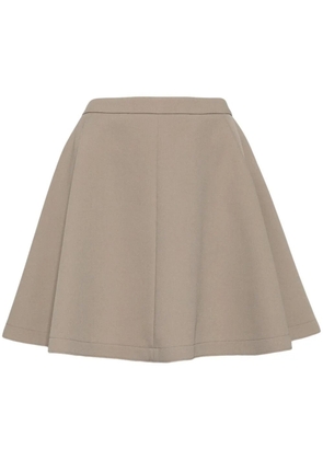 AMI Paris virgin-wool skater skirt - Neutrals