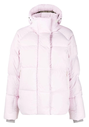 Canada Goose logo-patch padded jacket - Pink