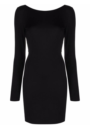 Dolce & Gabbana Milano open-back fitted dress - Black