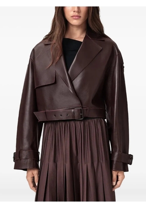 AllSaints Ophelia leather jacket - Red