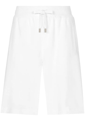 Dolce & Gabbana logo-plaque cotton shorts - White