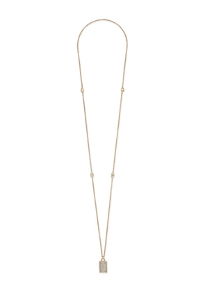 Dolce & Gabbana logo-engraved mixed-metal necklace - Gold