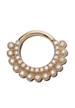 MARIA TASH 14K yellow gold Apsara Clicker cubic zirconia earring