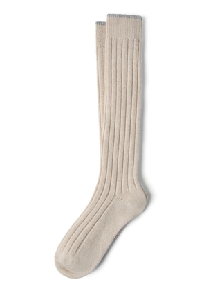 Brunello Cucinelli cashmere socks - Neutrals