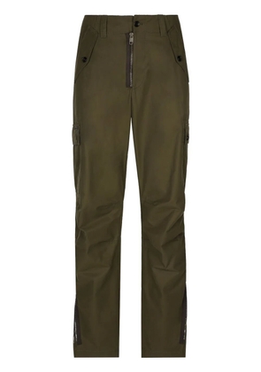 Dolce & Gabbana flared cargo trousers - Green