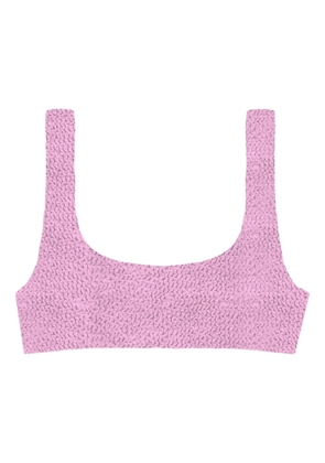 MC2 Saint Barth crinkle bikini top - Pink