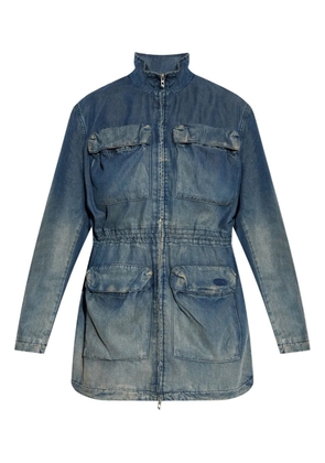 Diesel flap-pocket denim jacket - Blue